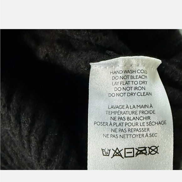 Daily Practice Sweater Dress | Tunic, Mock Neck, Long Sleeve Black Ivory Size M - Picture 10 of 11